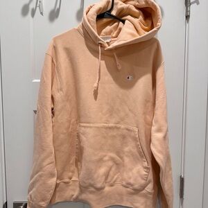 Champion Men's Light Peach Hoodie